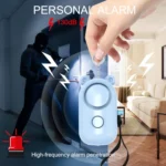 130dB LED Personal Alarm Pull Ring Outdoor Self-defense Products - Image 5