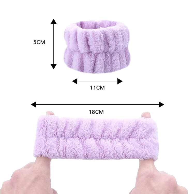 TBD06038450_B2.webp 6pcs Washing Anti-Humidity Washing Face Wrist Strap Sports Sweat-Wiping Bracelet Sweat-Absorbing Sleeve - Image 3