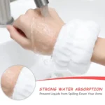 6pcs Washing Anti-Humidity Washing Face Wrist Strap Sports Sweat-Wiping Bracelet Sweat-Absorbing Sleeve - Image 7