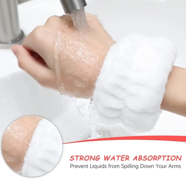 TBD06038450_B6.webp 6pcs Washing Anti-Humidity Washing Face Wrist Strap Sports Sweat-Wiping Bracelet Sweat-Absorbing Sleeve - Image 7