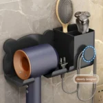 For Dyson Hair Dryer Wall-Mounted Holder Bathroom Shelf Storage Rack - Image 4