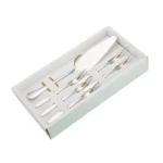 6pcs/set Stainless Steel Cake Knife And Fork Set