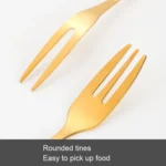 6pcs/set Stainless Steel Cake Knife And Fork Set - Image 3