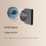 No-punch Bathroom Wall Mounted Magnetic Blower Holder Nozzle Storage Hanger - Image 6