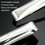 With Teeth Non-Slip Stainless Steel Ice Clip Mirror Polishing Coffee Square Sugar Clip - Image 5