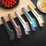 Titanium Plated Stainless Steel Spaghetti Clip Restaurant Food Clamps - Image 2