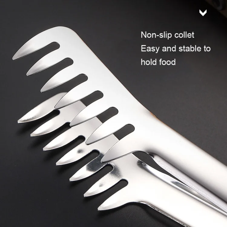 TBD06038475_B3.webp Titanium Plated Stainless Steel Spaghetti Clip Restaurant Food Clamps - Image 4