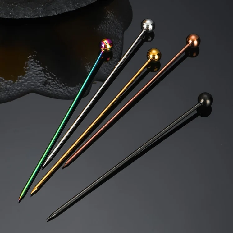 TBD06038478_B4.webp 304 Stainless Steel Fruit Needle Dim Sum Decorative Small Sticks - Image 5