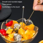 304 Stainless Steel Fruit Needle Dim Sum Decorative Small Sticks - Image 8