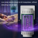 LED-UV Purple Light Wave Electric Shock Mosquito Killer Lamp Mini Plug-In Mosquito Repellent, CN Plug - Image 7