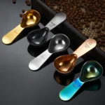 30ml 304 Stainless Steel Thickened Coffee Spoon With Scale Measuring Bean Spoon - Image 2