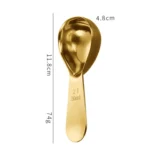 30ml 304 Stainless Steel Thickened Coffee Spoon With Scale Measuring Bean Spoon - Image 3
