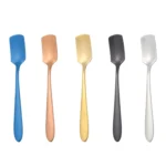 304 Stainless Steel Square Head Spoon Cake Dessert Coffee Small Spoon - Image 2