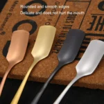 304 Stainless Steel Square Head Spoon Cake Dessert Coffee Small Spoon - Image 4