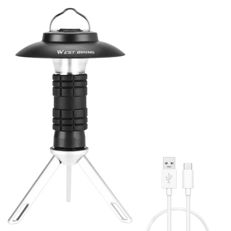 WEST BIKING Outdoor Lighthouse Camping Light LED Portable Magnetic Emergency Flashlight