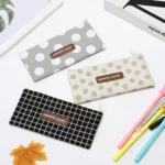10pcs Simple Pencil Bag Canvas Student Stationery Bag Large Capacity Pencil Bag - Image 7