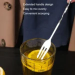 Small 410 Stainless Steel Double Head Spoon Thread Cocktail Mixing Spoon - Image 6