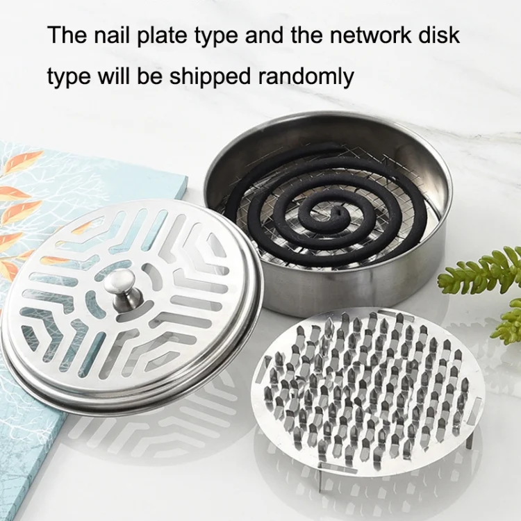 TBD06038519_B1.webp Stainless Steel Mosquito Incense Tray Holder Household Fireproof Mosquito Incense Box With Cover - Image 2
