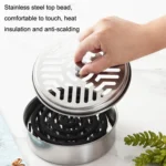 Stainless Steel Mosquito Incense Tray Holder Household Fireproof Mosquito Incense Box With Cover - Image 4