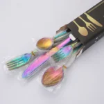 20pcs/set Carton Boxed Gold-Plated Stainless Steel Knife and Fork Set Western Cutlery - Image 9