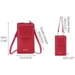 Baellerry Multifunctional Adjustable Crossbody Phone Bag Large Capacity Multi-card Slot Single-shoulder Bag - Image 4