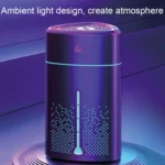 Silent USB Plug-In Silver Ion Purifying Humidifier Household Night Light Atomizer - Image 4