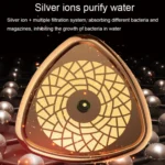 Silent USB Plug-In Silver Ion Purifying Humidifier Household Night Light Atomizer - Image 7