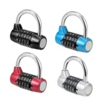 Medium 5-Digit Alphabet Wheel Combination Lock Closet Door Padlock - Image 2