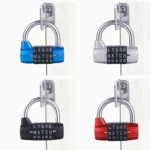 Medium 5-Digit Alphabet Wheel Combination Lock Closet Door Padlock - Image 6