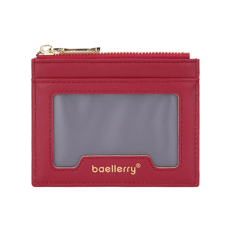 TBD0603860501B.webp Baellerry Light and Thin Card Bag ID Card Holder Multifunctional Coin Purse - Image 1