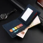 Baellerry Synthetic Leather Men Short Wallet Large Capacity Multi-Card Slot Zipper Wallet - Image 6