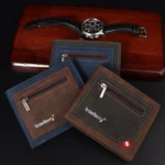 Baellerry Synthetic Leather Men Short Wallet Large Capacity Multi-Card Slot Zipper Wallet - Image 7