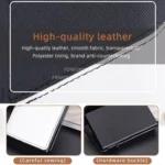 Baellerry RFID Anti-theft Aluminum Box Leather Wallet Side Push Contrasting Antimagnetic Card Holder - Image 7
