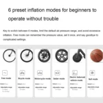 Xiaomi Mijia Portable Universal Car Air Pump Bicycle Tire Pump Electric Air Compressor - Image 8