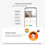 Original Xiaomi Mijia Smart Camera 3 PTZ Version 3K AI Detection Baby Monitor 5MP 360 Degree View Webcam Day & Night Work Infrared Night Vision, With US Plug Adapter - Image 11
