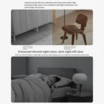 Original Xiaomi Mijia Smart Camera 3 PTZ Version 3K AI Detection Baby Monitor 5MP 360 Degree View Webcam Day & Night Work Infrared Night Vision, With US Plug Adapter - Image 14