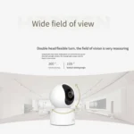 Original Xiaomi Mijia Smart Camera 3 PTZ Version 3K AI Detection Baby Monitor 5MP 360 Degree View Webcam Day & Night Work Infrared Night Vision, With US Plug Adapter - Image 8