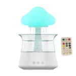 CH06 300ml Rain Humidifier Mushroom Cloud Colorful Night Lamp Aromatherapy Machine