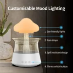 CH06 300ml Rain Humidifier Mushroom Cloud Colorful Night Lamp Aromatherapy Machine - Image 8