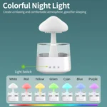 CH08 450ml Rain Humidifier Mushroom Cloud Colorful Night Lamp Aromatherapy Machine - Image 6