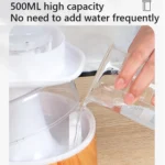 500ml Rain Humidifier Mushroom Cloud Colorful Night Lamp Aromatherapy Machine With Remote Control - Image 3