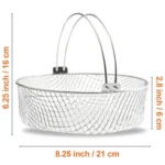 Air Fried Pot Home Electric Organ 304 Stainless Steel Net Basket - Image 2