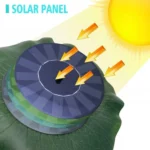 Lotus Leaf Solar Fountain Outdoor Garden Floating Landscaping - Image 3