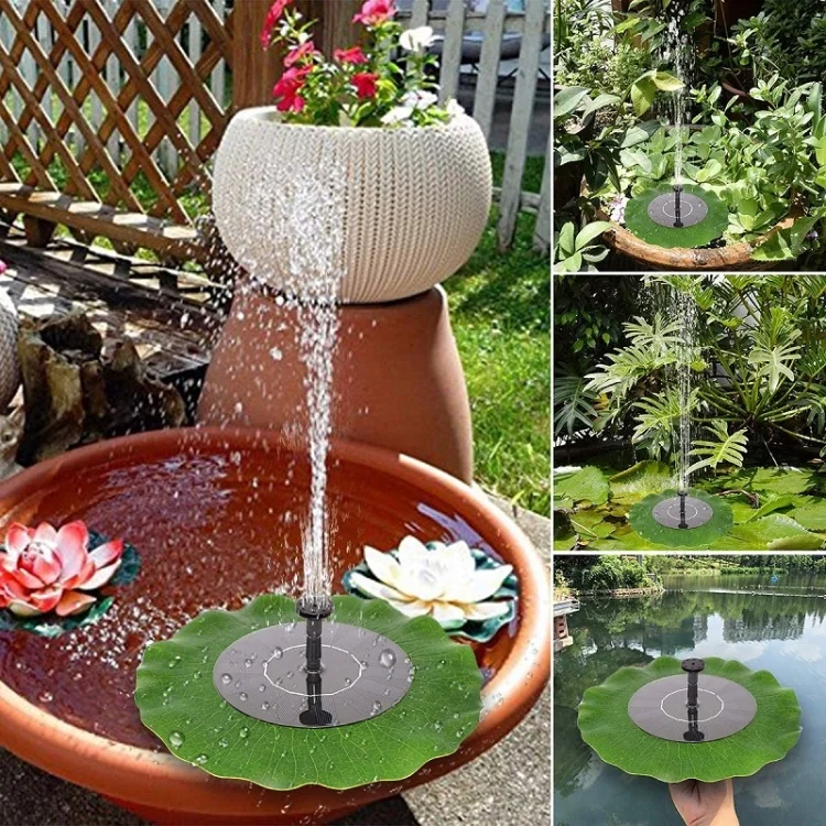 TBD06038773_B5.webp Lotus Leaf Solar Fountain Outdoor Garden Floating Landscaping - Image 6