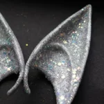 1pair Latex Elf Ears With Glitter Halloween Party Pixie Ears Cosplay Props - Image 5