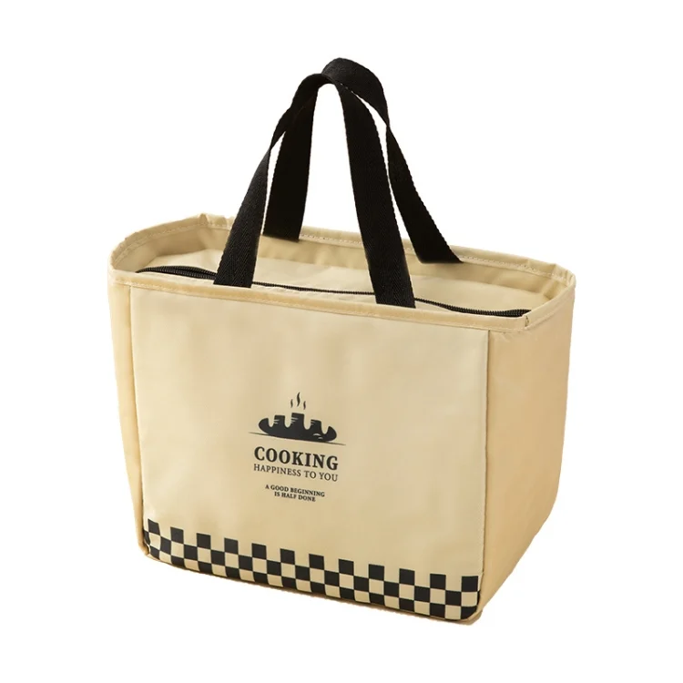 Portable Waterproof Insulation Bag Thickened Aluminum Foil Large Capacity Lunch Bag