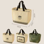 Portable Waterproof Insulation Bag Thickened Aluminum Foil Large Capacity Lunch Bag - Image 2
