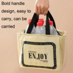 Portable Waterproof Insulation Bag Thickened Aluminum Foil Large Capacity Lunch Bag - Image 4