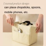 Portable Waterproof Insulation Bag Thickened Aluminum Foil Large Capacity Lunch Bag - Image 5
