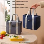 Portable Insulation Bag Waterproof Small Meal Bag Aluminum Foil Thickened Lunch Bag - Image 7